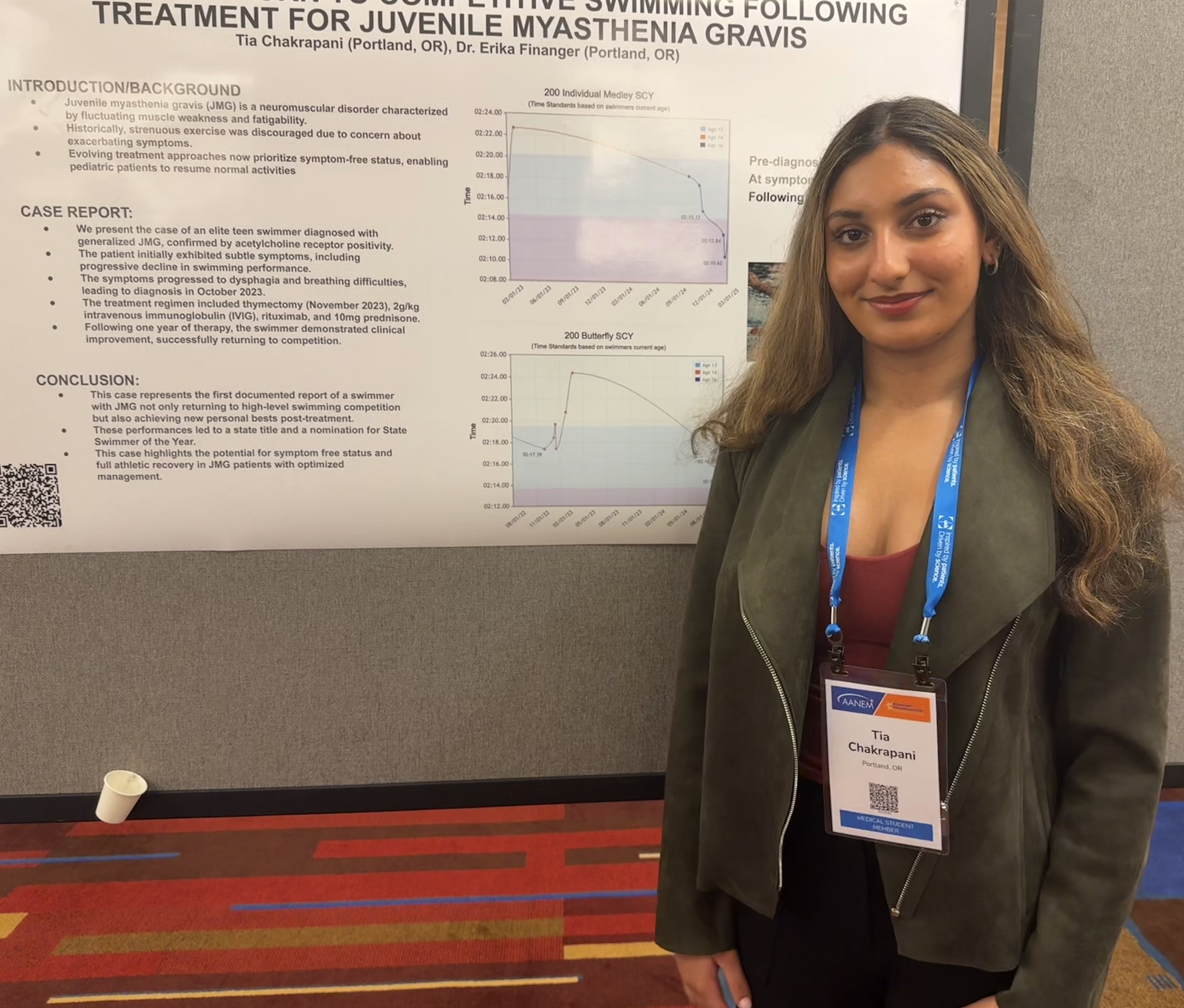 Swimming Through the Invisible: Tia Chakrapani’s Journey with Myasthenia Gravis