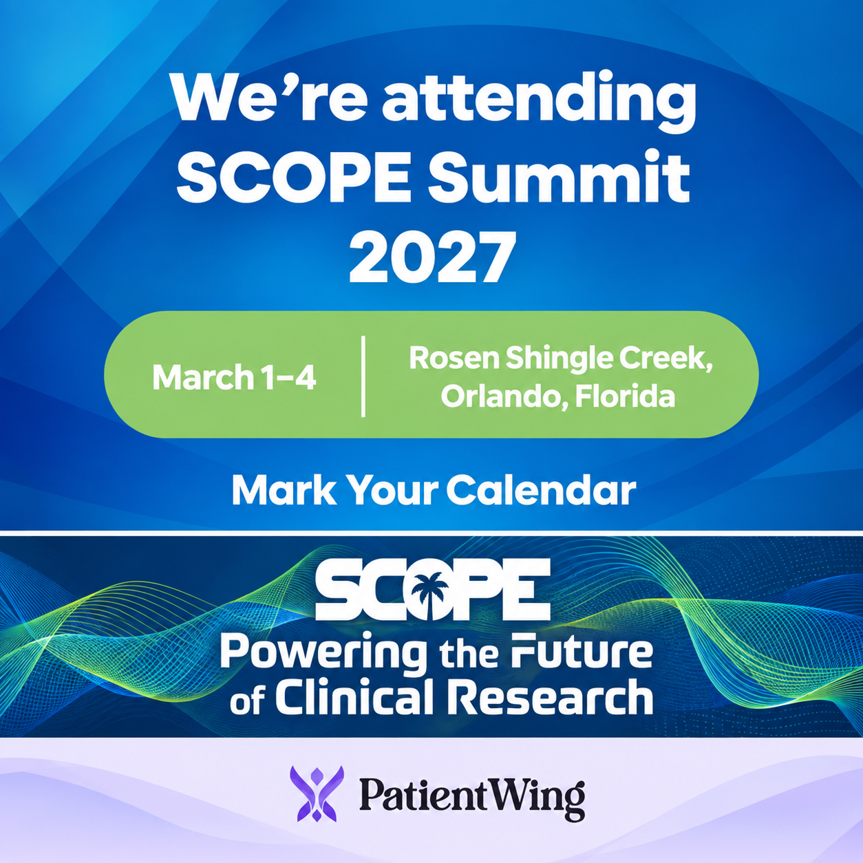 SCOPE Summit 2027